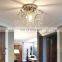 Mini Chandelier Crystal Ceiling Light Small Flush Mount Ceiling Light Ceiling Lights for Bedroom Bathroom Hallway