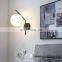 Creative selling hotel indoor living room bedroom bedside lamp european style modern lights lighting stair wall lamp