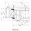 industrial turntableteething ring slew bearingsturn tableModernR,PC200-5 ball bearing