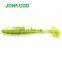JOHNCOO  94mm 4.2g Soft Bait Swimbait Shad Worm Artificial Fishing Lures  6pcs/bag