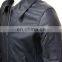 Belted Design Slim Leather Zipper Jacket