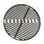 34.5cm/44.5cm/54.5cm round bbq cast iron grill grate