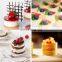 6 Holes Small Size Round Non-Stick Disc Silicone Molds for Baking Hamburger Chocolate Cake Pan Handmade Soap Candle Mold