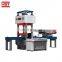 Rubber bearing pad compression and shear testing machine