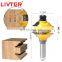 LIVTER Door Knife 1-2 Handle Spiral Moulder Head Finger Jointing Woodworking Spindle Moulder Cutter Set