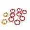 9.2mm dyed ring Prong snap button for clothes