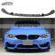 F80 F82 M3 M4 Labio del paragolpe delantero y labio del difusor delantero de estilo 3D en fibra de carbono de alta calidad para BMW F80 F82 M3 M4