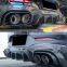 GT50 GT53 Высококачественный бампер с задним диффузором в стиле BS из углепластика для Mercedes Benz AMG GT GT50 GT53