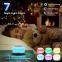Desktop White Noise Machine Sleep Sound Machine for Baby Sleep Soother with 7 Colors Night Lights Easy to Carry