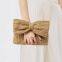 paper straw clutch bag