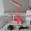 CE & RoHS certificated colorful gift style led reading lamp with battery for emergency