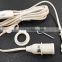 EU cordset with lamp holder E14 lamp cord