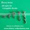 Orthodontic crimpable hook long short stop left right hook crimpable hook