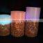 China wholesale real wax color changing LED candle