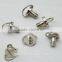 customized Manufacturing d ring captive stainless steel 3/8 camera screw