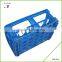 New custom clear plastic mlik bottle crate