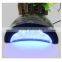 Golden color 48w sunshine led nail lamp dryer with fan