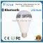 Smart LED bulb with bluetooth speaker, seven color changing, E27 with APP control