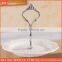 white porcelain fashion 3 tier cake plate, wedding cake stand,ceramic cake stand
