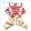 Navy Uniform Shaped Pet Apparel Dog Coats