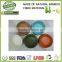 AnHui greenland new round eco-friendly bamboo material pet bowl, bamboo fiber pet cat feeder pot