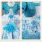 fashion children embroidery tutu dresses for kids 100-140cm 5 size kids tutu dress