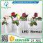 Home Decoration Decorative Flowers & Wreaths Type PU real touch rose bud LED lingting bonsai for Home Weddings decorations