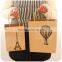 New design custom recycle printed paper bag with handle brown kraft shopping paper gift bag manufacturer