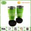 Food Grade Promotional logo printed double wall stainless steel coffee travel mug