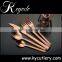 Gold cutlery set, copper cutlery, wedding knife and fork set                        
                                                Quality Choice