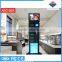 Wifi function wireless charge mobile phone charging kiosk with advertising screen for airport APC-06A