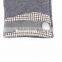 Gray Plaid Mirco Velvet Touch Screen Men Gloves Metal Rivets
