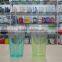 FDA Approved Promotion Plastic Double Wall Freezer Tumbler With Straw and Lid,ice Mug,frosty Cup