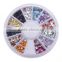 12 color special shape acrylic rhinestone for nail decoration wheel