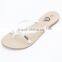 China T-strap women shoes household ladies monogram slipper flip flop