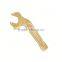 Bent spanner /Bent-handle wrench /Bent striking open wrench