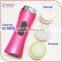 3 in1 Recharging Facial Cleansing Brush Set with Base for Skin Care