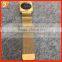 wirstband gold plated bezel frame wrist band watch strap and small buttons perfect testing