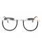 Fashion Gold Metal Frame Eyeglasses Women Vintage Glasses Clear Lens Optical Frames Men oculos de grau female with Pouch CC5025                        
                                                Quality Choice
