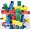 2015 Hot Sale Wooden IQ Intelligent PuzzleKongming Lock Brain Teaser Colorful Twelve Sisters