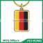 New design custom printing germany flag souvenir giveaway printable keychain