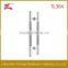 silver color satin Polish stainless steel door handles