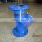 ductile iron Y Strainer with one Flexible Joint end