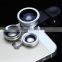 camera lens collection ( Macro / 0.67X degree Wide angle / 180 degree Fisheye) for mobile phone