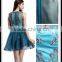 Bandage Beaded Crystal Blue Short Sexy Ladies Formal Dress Patterns