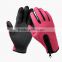 Top quality touch screen colorful softshell gloves