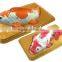 Colorful goldfish pudding moulds