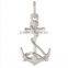 3 Dimensonal anchor charms and pendants alloy charms for bracelet