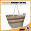 women tote beach bag polyester stripe shoping handbags cotton handle