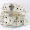 2015 New Design Western Cross Conchos White Croc-Skined Rhinestone Belt